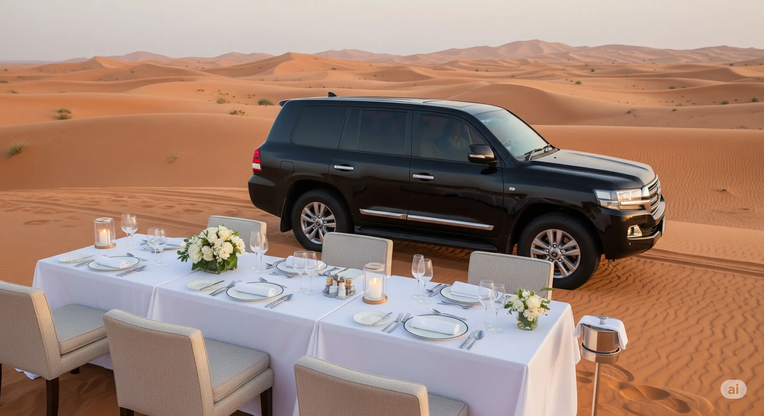 Private Gourmet Dining Exclusive Desert Safari Dubai.
